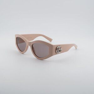 Gucci GG1951S 005 Sunglasses Vintage Pink Cat Eye Frame, Brown Lenses